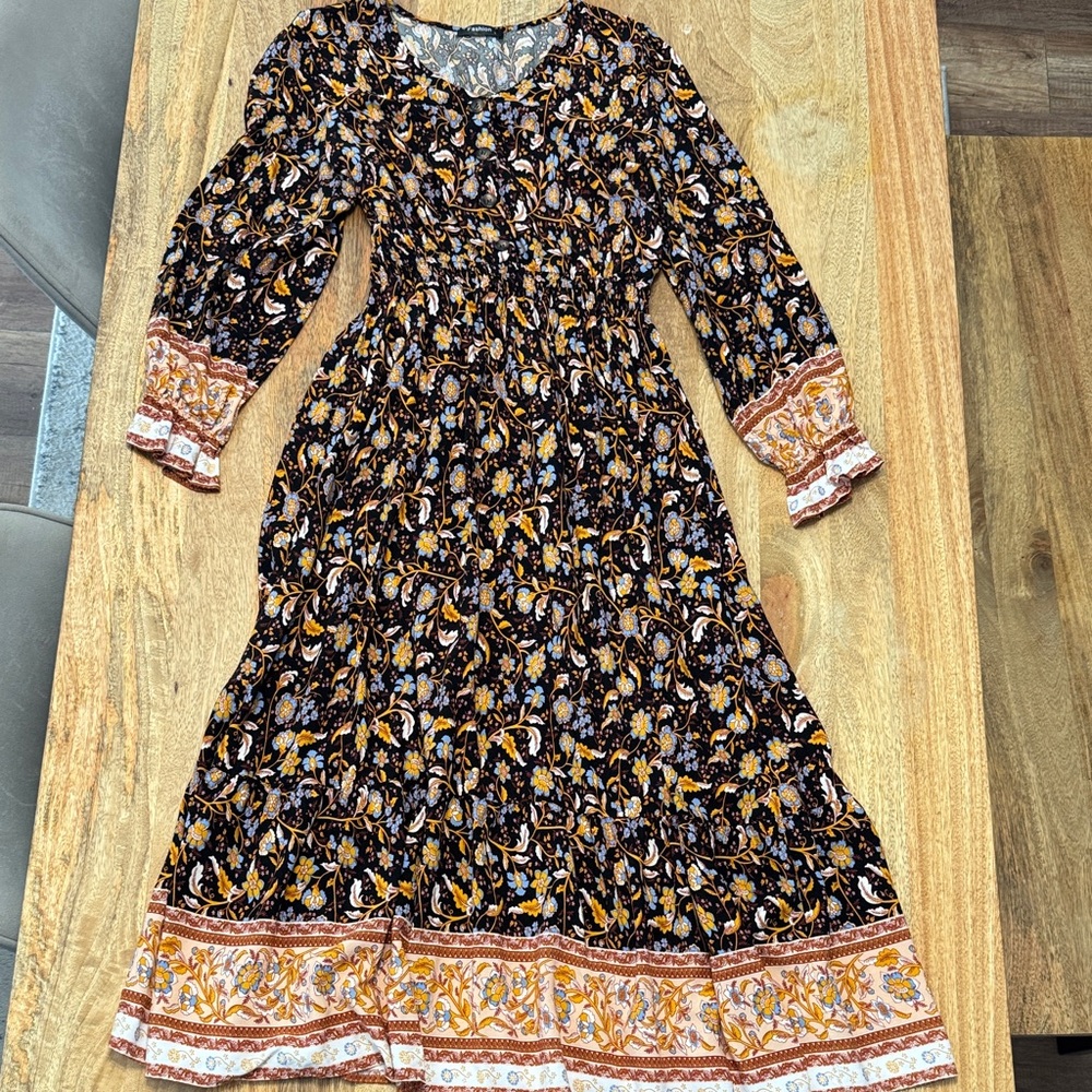Floral Bohemian Maxi Dress